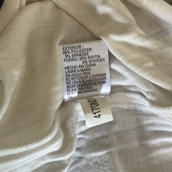 Gianni Bini White and Navy Zigzag Maxi Dress - Picture 7 of 7